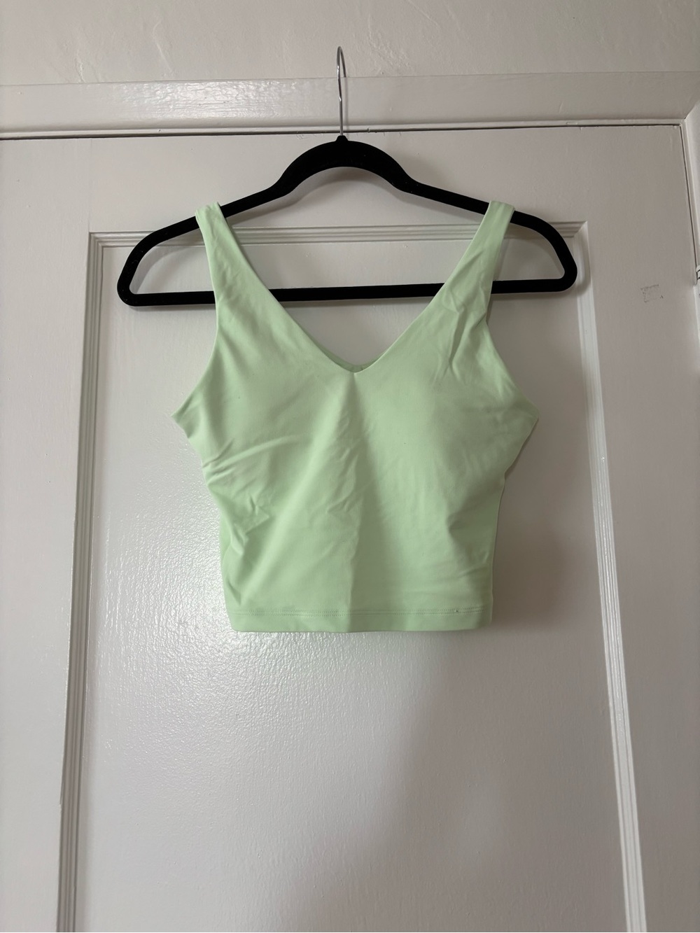 Athleta Women’s V-Neck Cropped Tank Top - Light Green